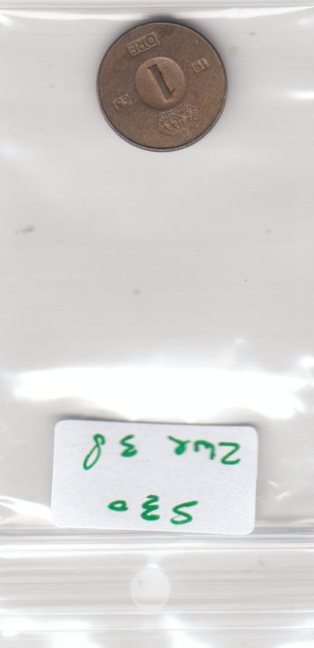 S30-ZWE-0038 Sweden 1 Ore XF 1965 KM820