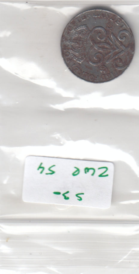 S30-ZWE-0054 Sweden 2 Ore FI/VF 1942 KM811