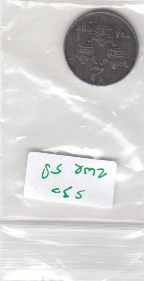 S30-ZWE-0058 Sweden 2 Ore VF 1946 KM811