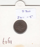 S30-ZWI-0005 Switzerland 1 Rappen  VF/XF 1907 KM3
