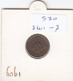 S30-ZWI-0007 Switzerland 1 Rappen  VF/XF 1909 KM3