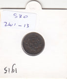 S30-ZWI-0013 Switzerland 1 Rappen  VF/XF 1915 KM3