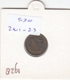 S30-ZWI-0023 Switzerland 1 Rappen  XF 1928 KM3