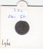 S30-ZWI-0056 Switzerland 1 Rappen  VF+ 1967 KM46