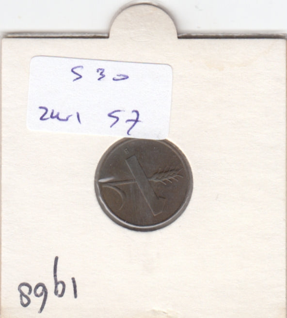 S30-ZWI-0057 Switzerland 1 Rappen  XF 1968 KM46