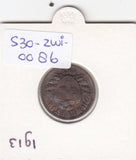S30-ZWI-0086 Switzerland 2 Rappen XF 1913 KM4.2