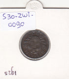 S30-ZWI-0090 Switzerland 2 Rappen XF 1925 KM4.2