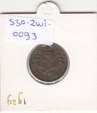 S30-ZWI-0093 Switzerland 2 Rappen VF/XF 1929 KM4.2