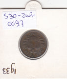 S30-ZWI-0097 Switzerland 2 Rappen VF/XF 1933 KM42a