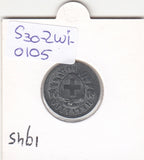 S30-ZWI-0105 Switzerland 2 Rappen VF/XF 1945 KM42b