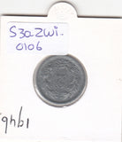 S30-ZWI-0106 Switzerland 2 Rappen XF 1946 KM42b