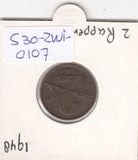 S30-ZWI-0107 Switzerland 2 Rappen VF/XF 1948 KM47