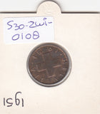 S30-ZWI-0108 Switzerland 2 Rappen XF 1951 KM47