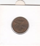 S30-ZWI-0110 Switzerland 2 Rappen VF/XF 1953 KM47