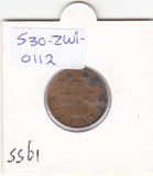 S30-ZWI-0112 Switzerland 2 Rappen VF 1955 KM47