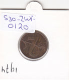 S30-ZWI-0120 Switzerland 2 Rappen VF/XF 1974 KM47