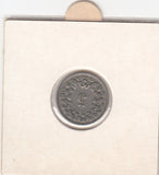 S30-ZWI-0122 Switzerland 5 Rappen VF 1901 KM# 26