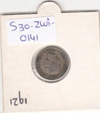 S30-ZWI-0141 Switzerland 5 Rappen VF 1921 KM# 26