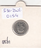 S30-ZWI-0154 Switzerland 5 Rappen VF/XF 1938 KM# 26b