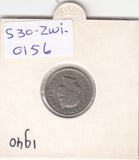 S30-ZWI-0156 Switzerland 5 Rappen VF 1940 KM# 26