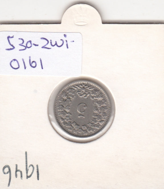 S30-ZWI-0161 Switzerland 5 Rappen VF 1946 KM# 26