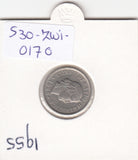 S30-ZWI-0170 Switzerland 5 Rappen UNC 1955 KM# 26