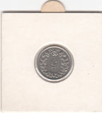 S30-ZWI-0172 Switzerland 5 Rappen XF 1958 KM# 26