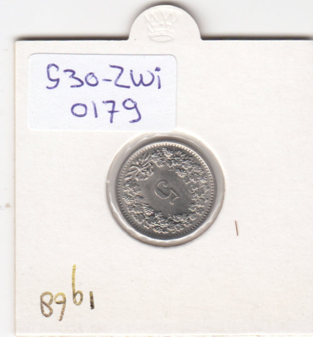 S30-ZWI-0179 Switzerland 5 Rappen UNC 1968 KM# 26