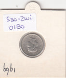S30-ZWI-0180 Switzerland 5 Rappen UNC 1969 KM# 26