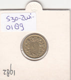 S30-ZWI-0189 Switzerland 5 Rappen UNC 1982 KM# 26c
