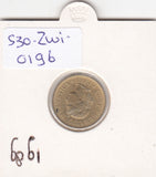 S30-ZWI-0196 Switzerland 5 Rappen XF 1989 KM# 26c