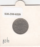S30-ZWI-0229 Switzerland 10 Rappen VF 1928 KM# 27