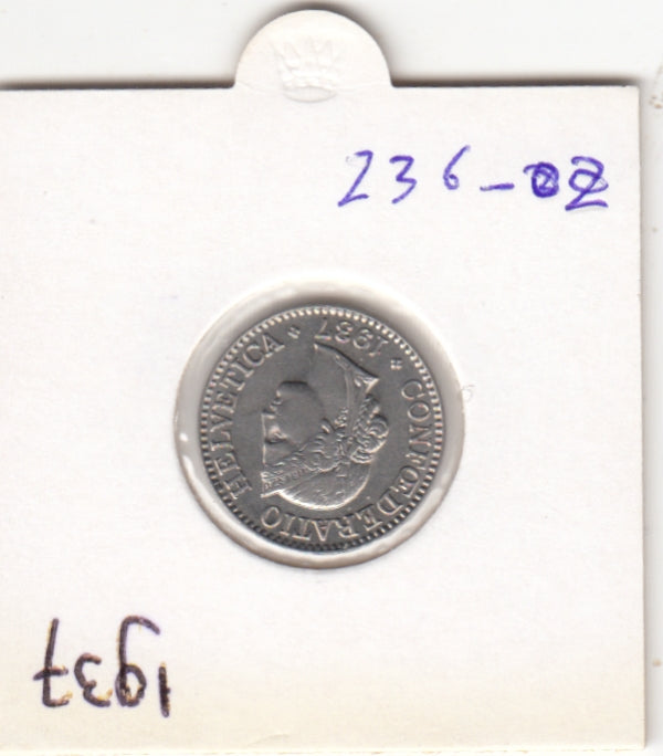 S30-ZWI-0236-02 Switzerland 10 Rappen XF 1937 KM# 27b