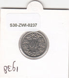 S30-ZWI-0237 Switzerland 10 Rappen XF 1938 KM# 27b