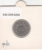 S30-ZWI-0244 Switzerland 10 Rappen VF 1946 KM# 27