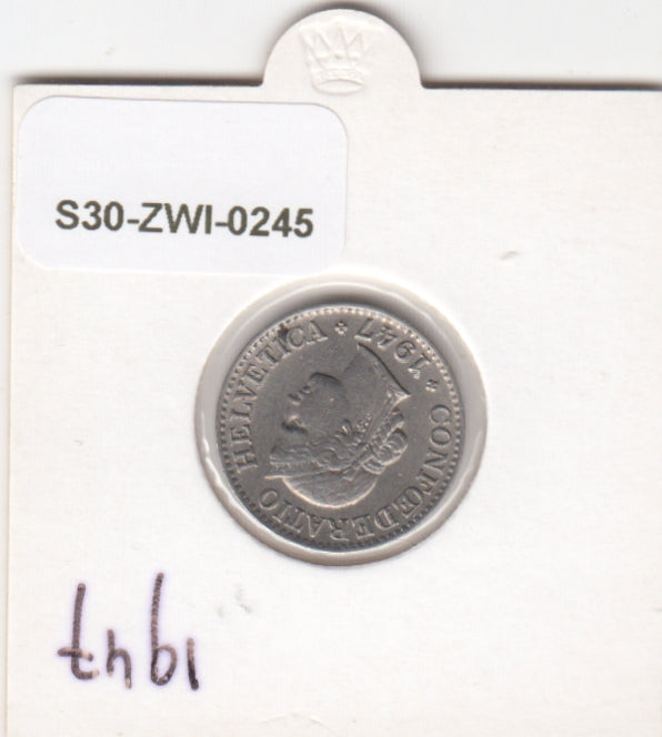 S30-ZWI-0245 Switzerland 10 Rappen VF 1947 KM# 27