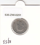 S30-ZWI-0251 Switzerland 10 Rappen XF 1953 KM# 27