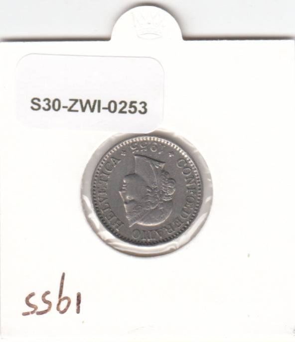 S30-ZWI-0253 Switzerland 10 Rappen XF 1955 KM# 27