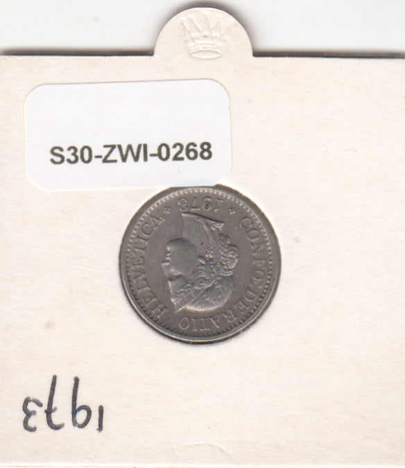 S30-ZWI-0268 Switzerland 10 Rappen VF+ 1973 KM# 27