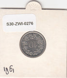 S30-ZWI-0276 Switzerland 10 Rappen XF 1981 KM# 27
