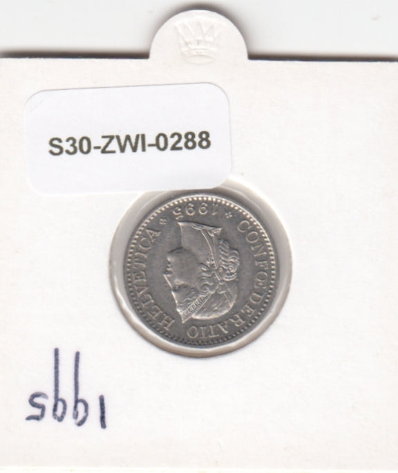 S30-ZWI-0288 Switzerland 10 Rappen UNC 1995 KM# 27