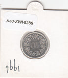 S30-ZWI-0289 Switzerland 10 Rappen UNC 1996 KM# 27