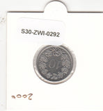 S30-ZWI-0292 Switzerland 10 Rappen UNC 2000 KM# 27