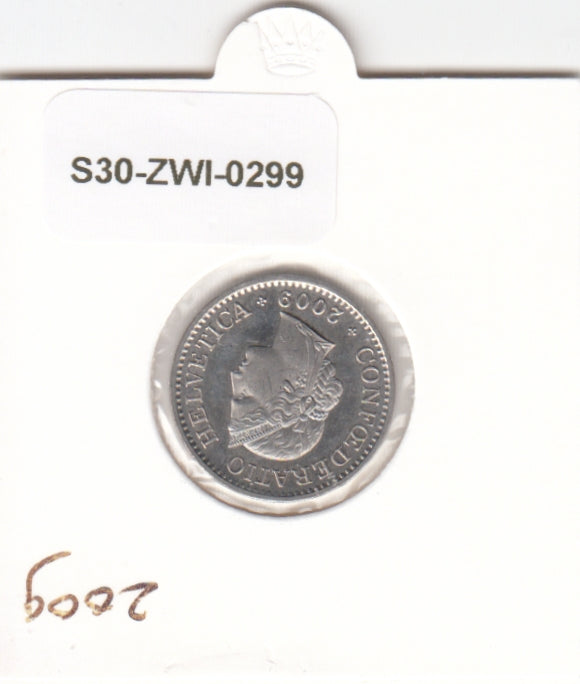 S30-ZWI-0299 Switzerland 10 Rappen UNC 2009 KM# 27