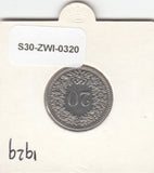 S30-ZWI-0320 Switzerland 20 Rappen XF 1929 KM# 29