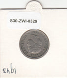 S30-ZWI-0329 Switzerland 20 Rappen VF 1943 KM# 29a