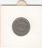 S30-ZWI-0336 Switzerland 20 Rappen VF 1953 KM# 29a