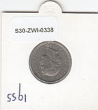 S30-ZWI-0338 Switzerland 20 Rappen VF 1955 KM# 29a