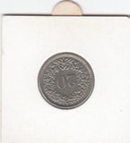 S30-ZWI-0338 Switzerland 20 Rappen VF 1955 KM# 29a