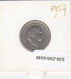 S30-ZWI-0340 Switzerland 20 Rappen VF 1957 KM# 29a